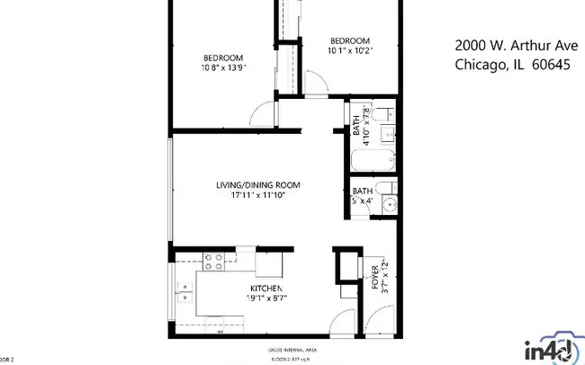 property at 2000 W Arthur Ave